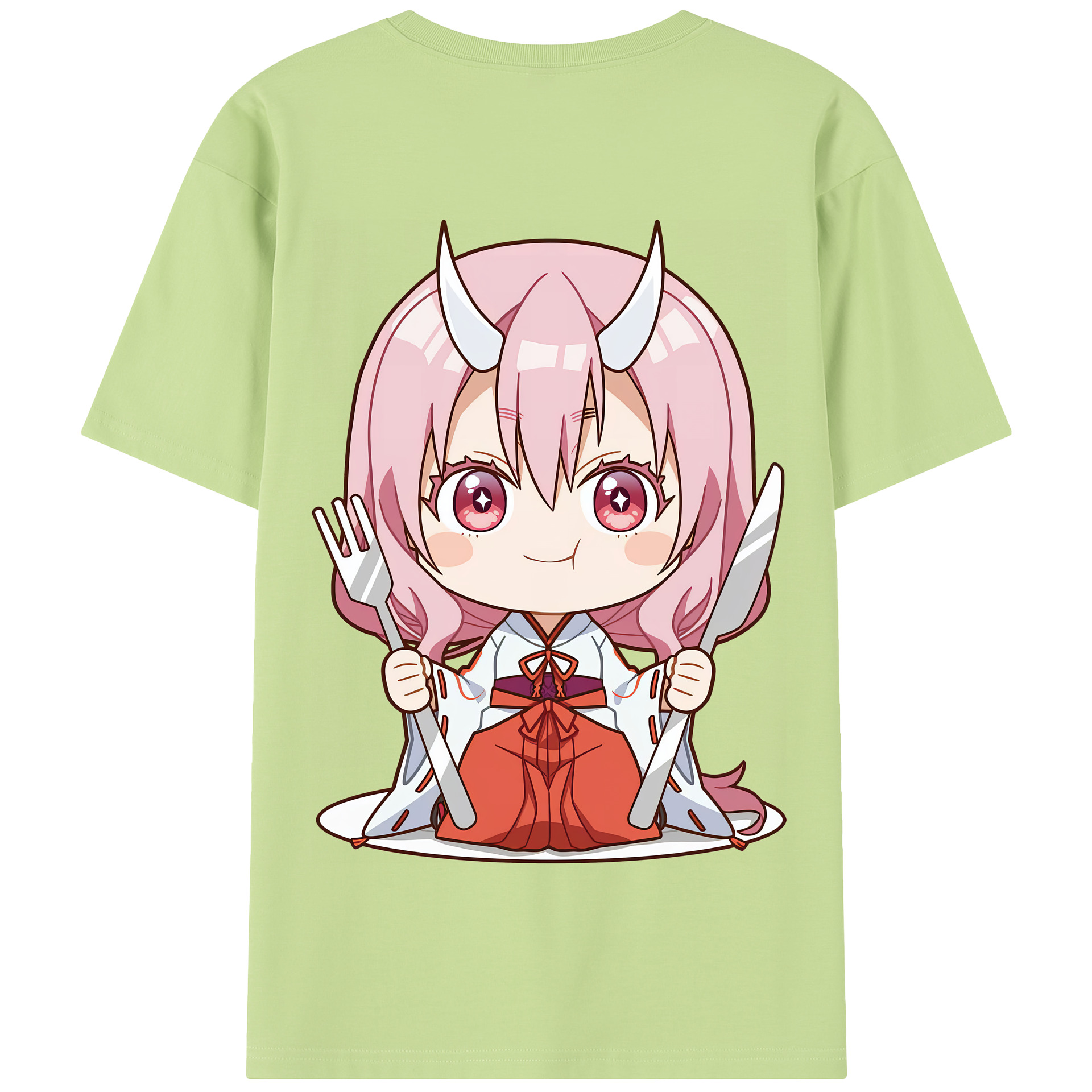 （画像用） 転スラ Regarding Reincarnated to Slime 綿100％半袖Tシャツ（背面プリント）
